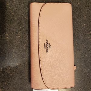 Coach wallet with checkbook holder